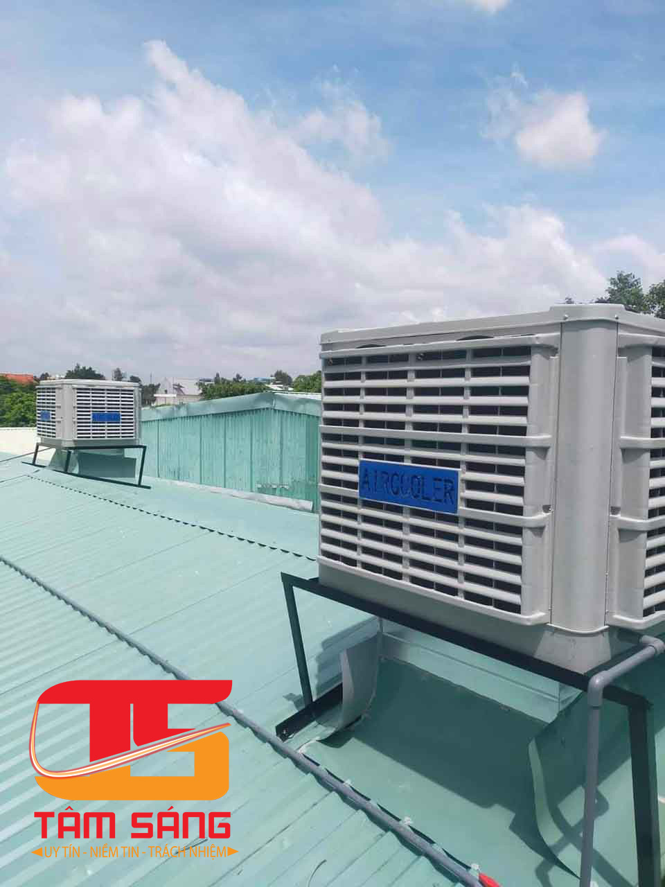 Lắp đặt máy làm mát công nghiệp