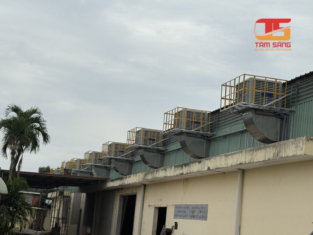 lắp đặt máy làm mát công nghiệp